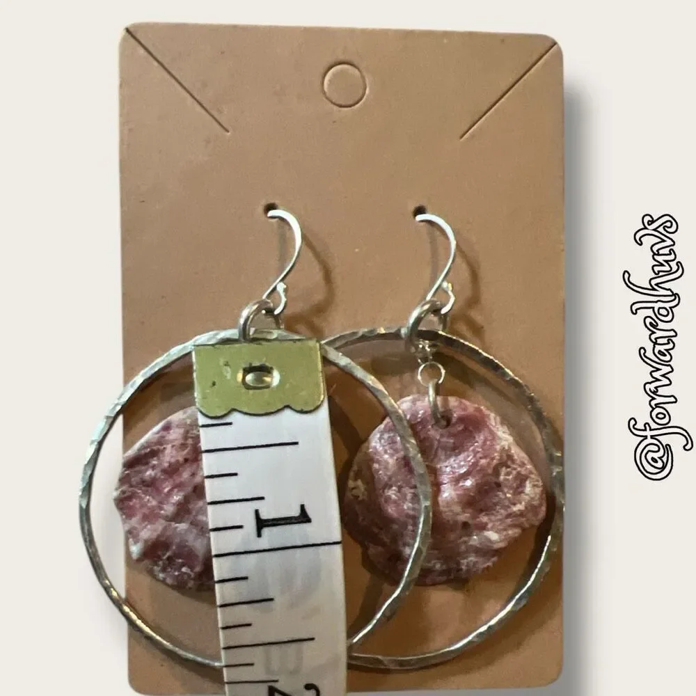 Bundle Sale 3 for $15 | Silver Tone Earrings with Seashell Dangles – 1 3/4 Inche